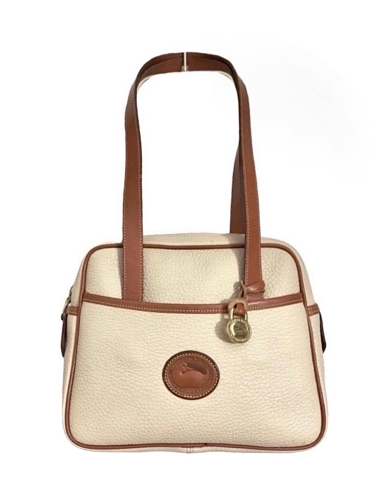 Dooney & Bourke Vintage Rare Zip Top All Weather Leather